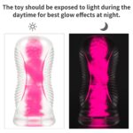 6.0' lumino play masturbator - pink glow - obrazek 7