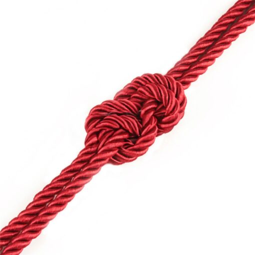 Rebellion reign crimson silky bondage rope - obrazek 7