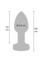 Buttplug vibr. medium silver - obrazek 5