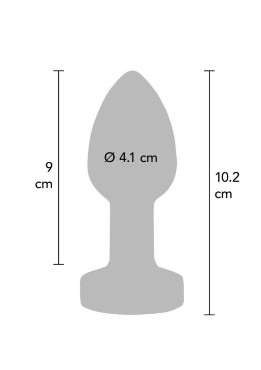 Buttplug vibr. large silver - obrazek 5