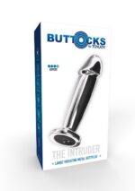 Buttplug vibr. penis silver - obrazek 2