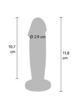 Buttplug vibr. penis silver - obrazek 5