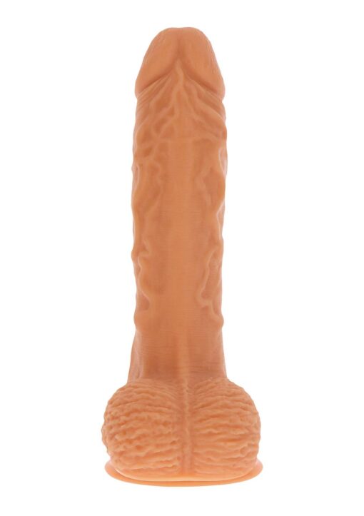 Up&down rotating vibr dildo light skin tone - obrazek 3