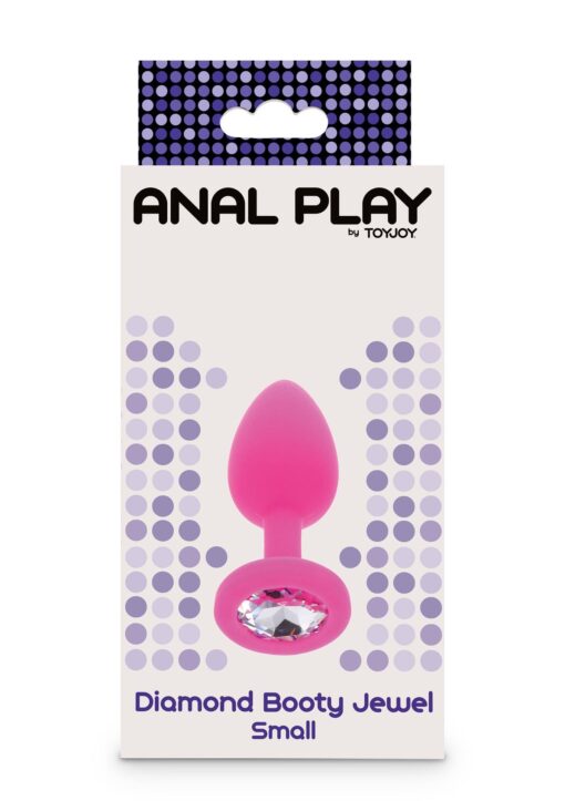 Diamond booty jewel small pink - obrazek 2
