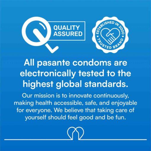 Pasante ribbed/passion condoms bulk packs 144 pcs - obrazek 5