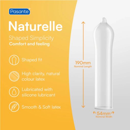 Pasante naturelle condoms 3 pcs - obrazek 3