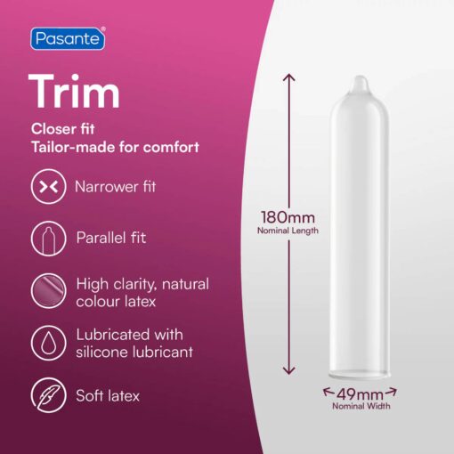 Pasante trim condoms 3 pcs - obrazek 3