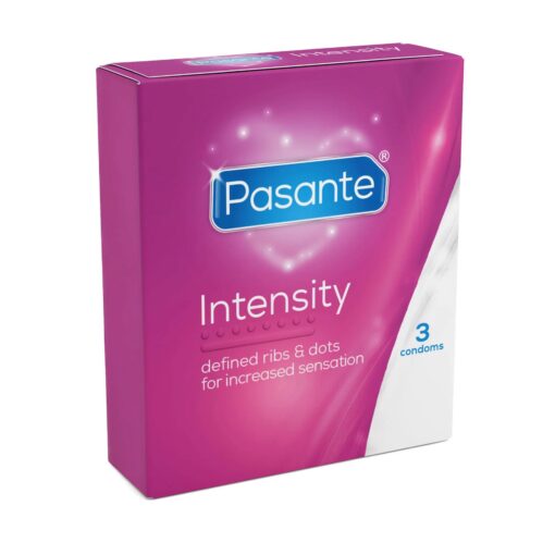 Pasante ribs & dots/intensity condoms 3 pcs - obrazek 2