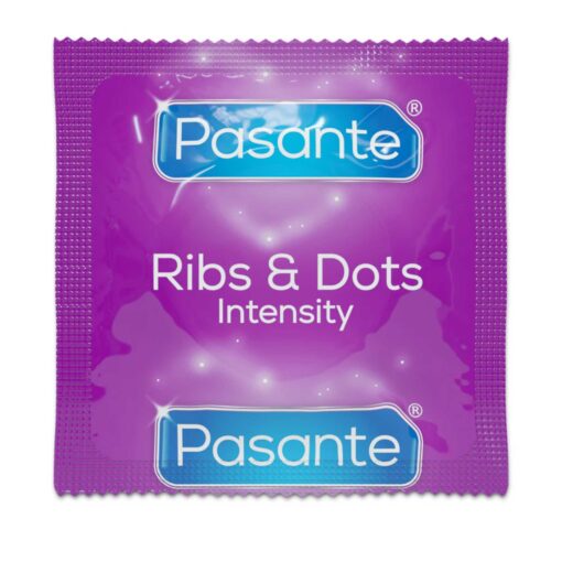 Pasante ribs & dots/intensity condoms 3 pcs - obrazek 3