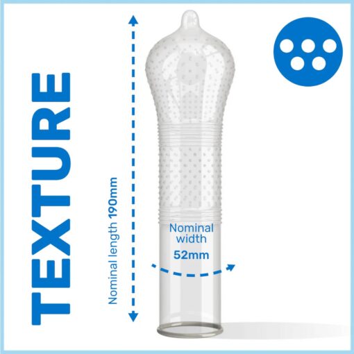 Pasante ribs & dots/intensity condoms 3 pcs - obrazek 4