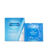 Pasante ribbed/passion condoms  3 pcs - obrazek 2