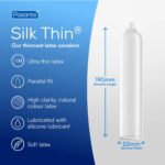 Pasante silk thin condoms 12 pcs - obrazek 3