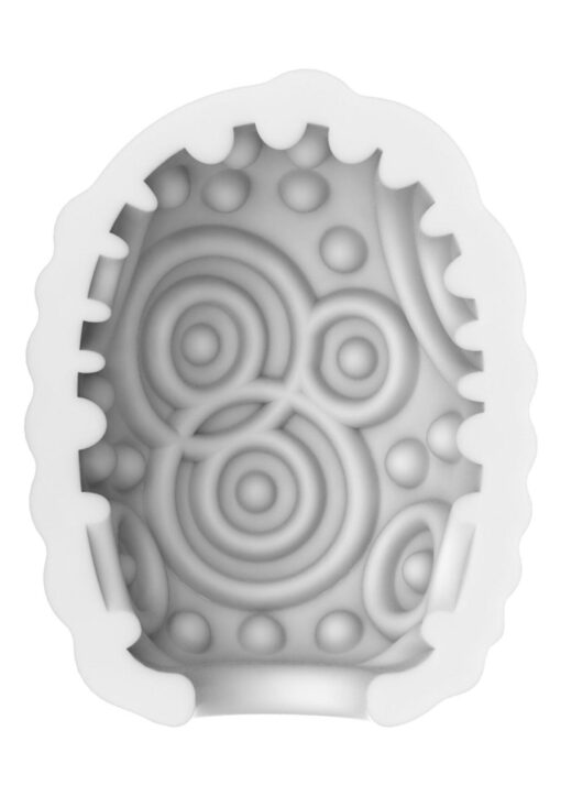 Mini masturbator wave white - obrazek 4