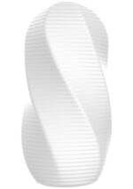 Medium masturbator swirl white - obrazek 3