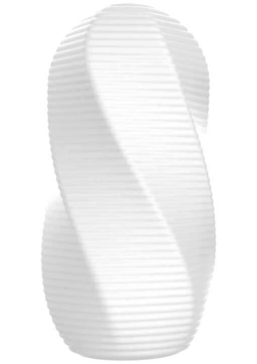 Medium masturbator swirl white - obrazek 3