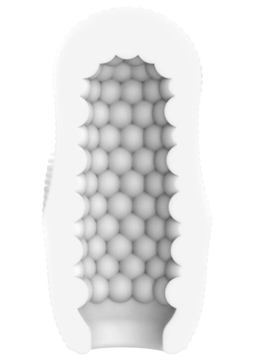 Medium masturbator swirl white - obrazek 4
