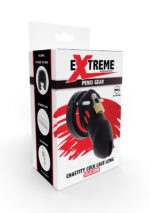 Chastity cock cage slicone l black - obrazek 2