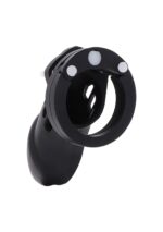 Chastity cock cage slicone l black - obrazek 3