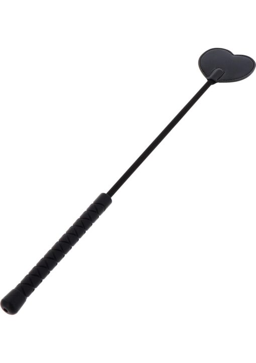 Crop whip heart black - obrazek 2