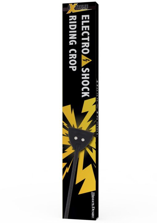 Electro shock riding crop black - obrazek 3