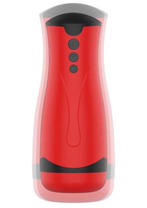 Super suction masturbator red - obrazek 3