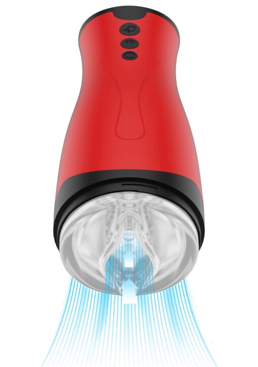 Super suction masturbator red - obrazek 5
