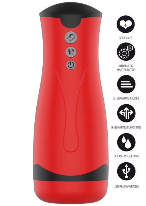 Super suction masturbator red - obrazek 10