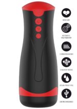 Masturbator vibrating&squeeze black - obrazek 10