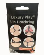 Ring- 3in1 cockring black - obrazek 4