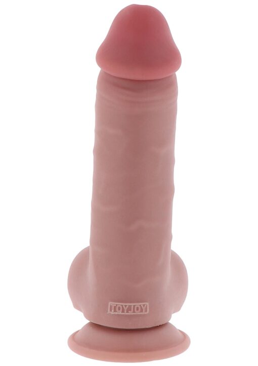 Deluxe dual density thick dildo tpe 20 cm - obrazek 4