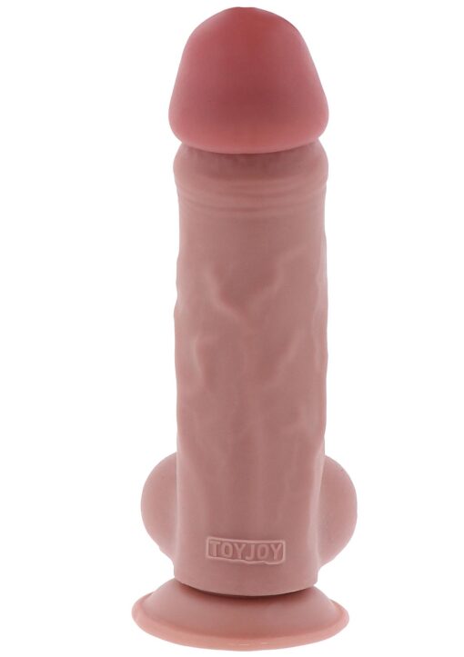Deluxe dual density thick dildo tpe 23 cm - obrazek 4