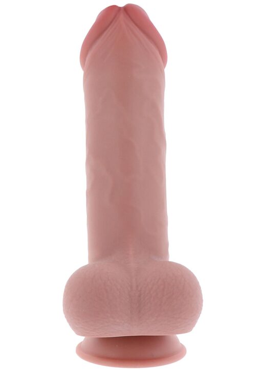 Deluxe dual density thick dildo tpe 28 cm - obrazek 6