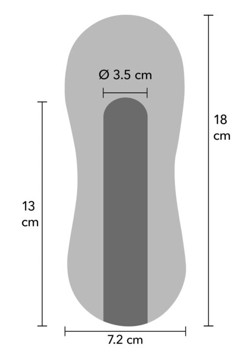 Vibrating stroker ass light skin tone - obrazek 3