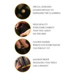 Aime - brief with open crotch and buttock, adjustable slider and golden details - one size - obrazek 9