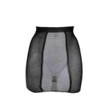 High-waist fishnet skirt - one size - black - obrazek 10
