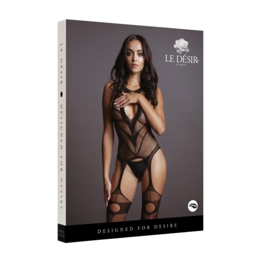Suspender bodystocking - one size - obrazek 2