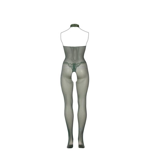 Fishnet and lace bodystocking - queen size - obrazek 8
