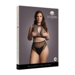 Duo net key-hole bra set - plus size - obrazek 2