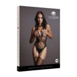 Contrast suspender bodystocking - one size - obrazek 2