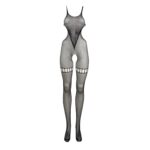 Net high neck bodystocking - one size - obrazek 9