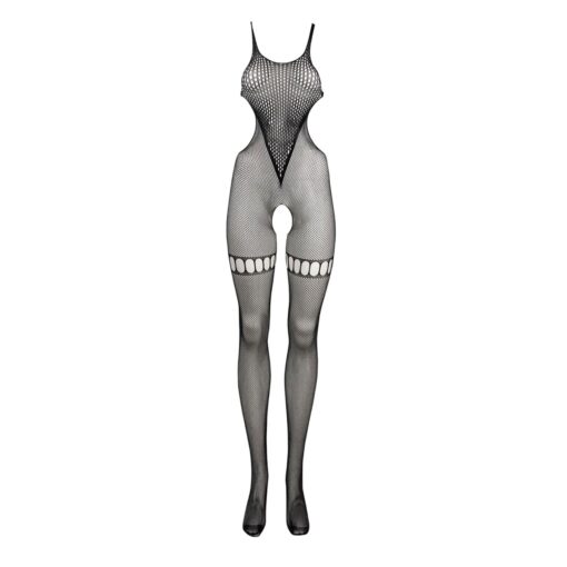 Net high neck bodystocking - one size - obrazek 9
