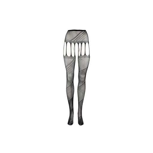 Crotchless cut-out pantyhose - one size - obrazek 9