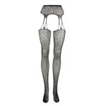 Suspender leopard pantyhose - one size - obrazek 9