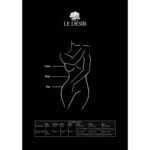 Striped, fishnet garterbelt - plus size - obrazek 8