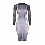 Carme xi - dress with turtleneck - one size - obrazek 11