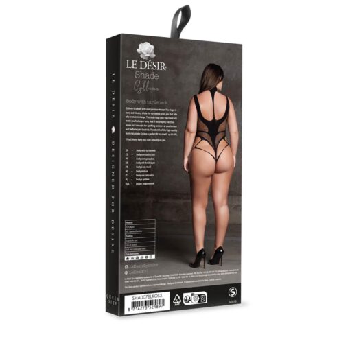 Cyllene xlviii - body with turtleneck - plus size - obrazek 3