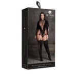 Kalyke xxiii - bodystocking with turtleneck - plus size - obrazek 2