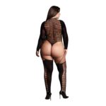 Kalyke xxiii - bodystocking with turtleneck - plus size - obrazek 5