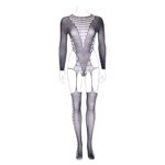 Kalyke xxiii - bodystocking with turtleneck - plus size - obrazek 11