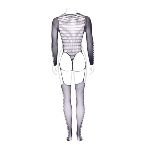 Kalyke xxiii - bodystocking with turtleneck - plus size - obrazek 12